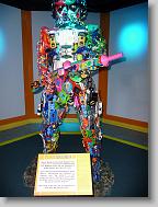 toy robot made from 'toys'