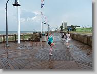 Ciara on the boardwalk
